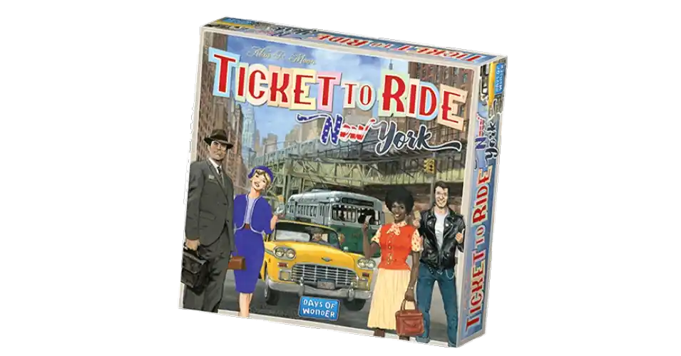 Ticket to Ride New York (angol) társasjáték Azonnali szállítás
