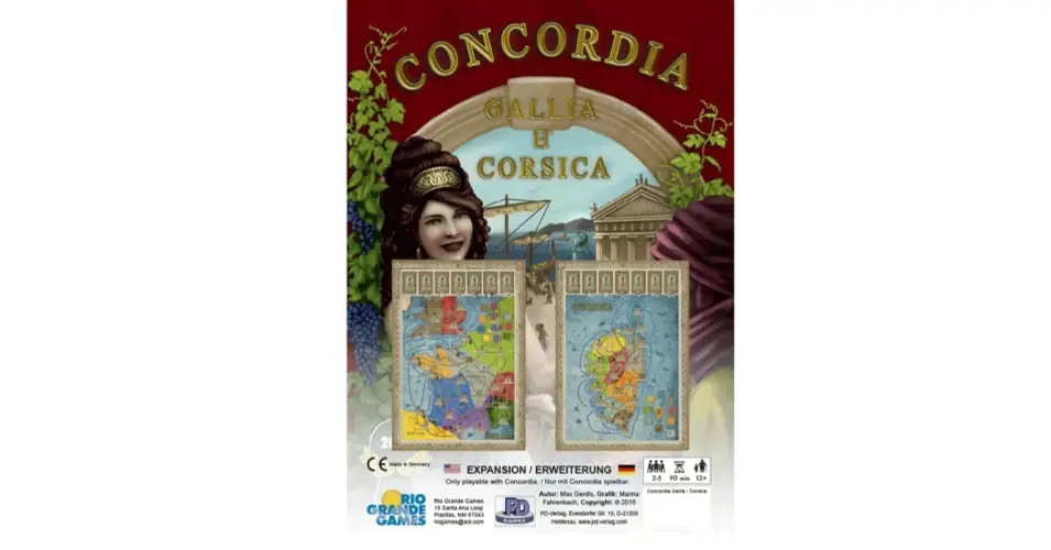 Concordia Gallia és Corsica kiegészítő Olcsó
