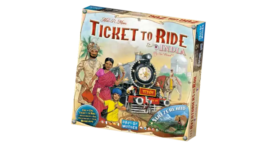 Ticket to Ride Map Collection 2 India & Switzerland (angol) kiegészítő Rendeld meg most