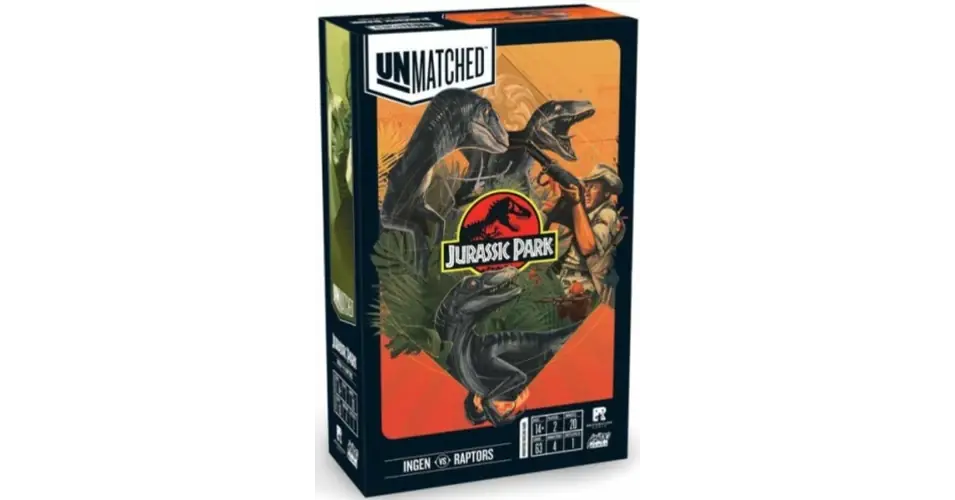 Unmatched Jurassic Park – InGen vs. Raptors (angol) társasjáték Újdonság