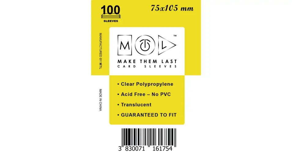 Vedd meg online MTL 75x105 mm standard kártyavédő 100 db
