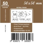 MTL 50x50 mm premium kártyavédő 50 db Vásárlói kedvenc