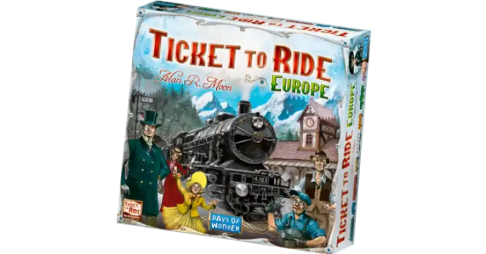 Ticket to Ride Europe (angol) társasjáték Szuper akció