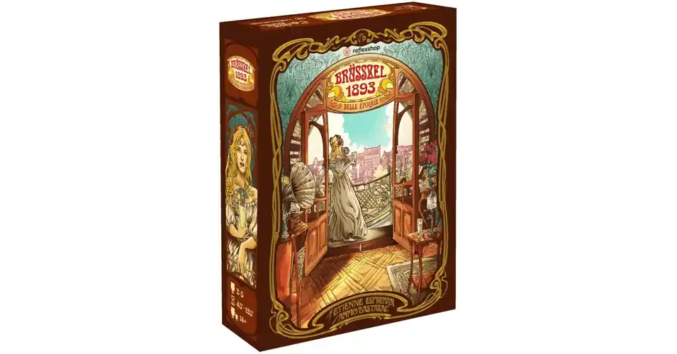 Legjobb ár Brüsszel 1893 Belle Époque társasjáték