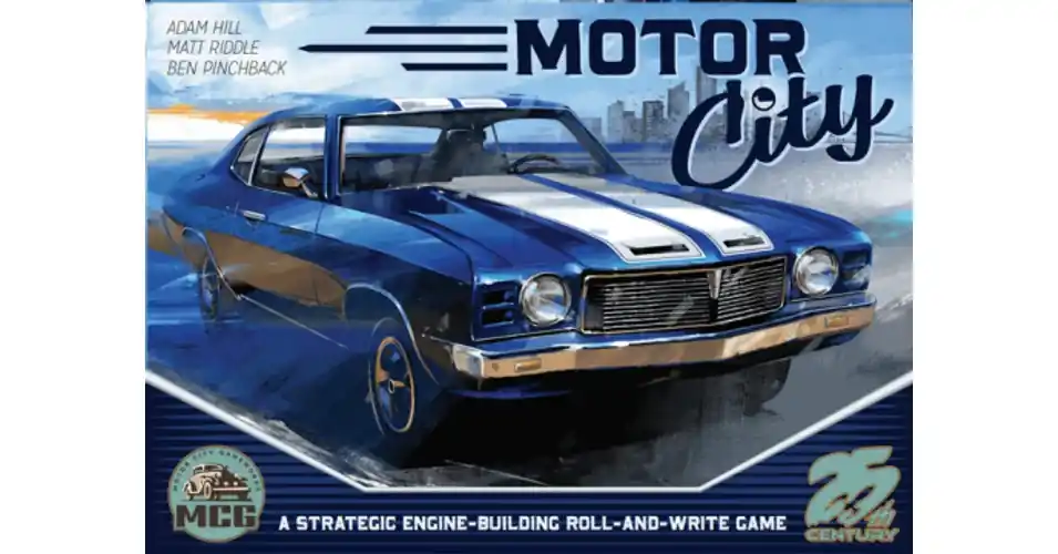 Olcsó Motor City (nyomdai magyar szabállyal) társasjáték