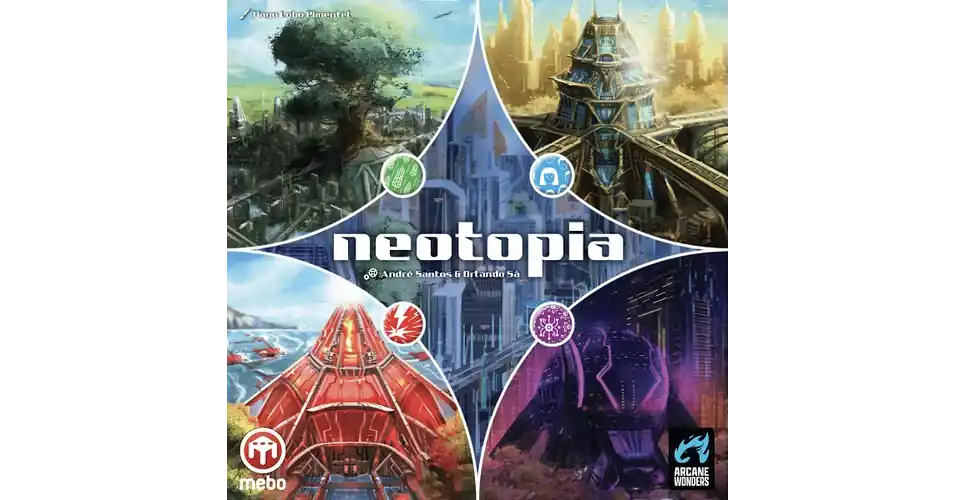 Prémium Neotopia (nyomdai magyar szabállyal) társasjáték + AJÁNDÉK promókártyák