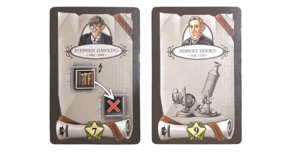 Newton Stephen Hawking/Robert Hooke promókártyák Vedd meg most