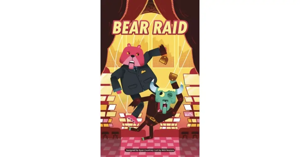 Csak ma Bear Raid (nyomdai magyar szabállyal) társasjáték