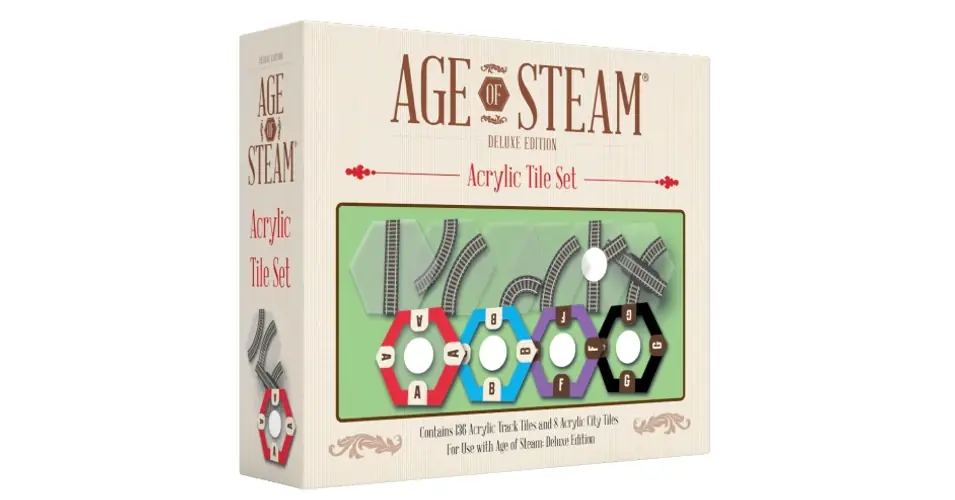 Népszerű Age of Steam Deluxe Acrylic Track Tiles (angol) kiegészítő