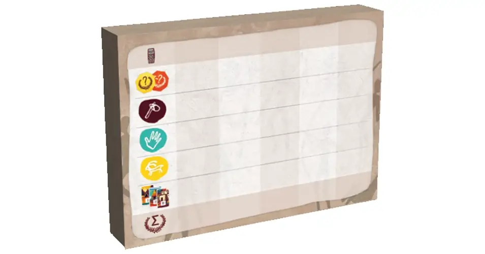 Ne maradj le Mesos - Scoring Pad (angol) kiegészítő