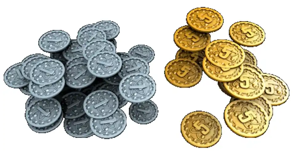 Nucleum Metal Coins fémpénz kiegészítő Olcsó