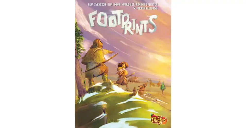 Footprints (angol, nyomtatott magyar szabállyal) társasjáték Kedvezmény