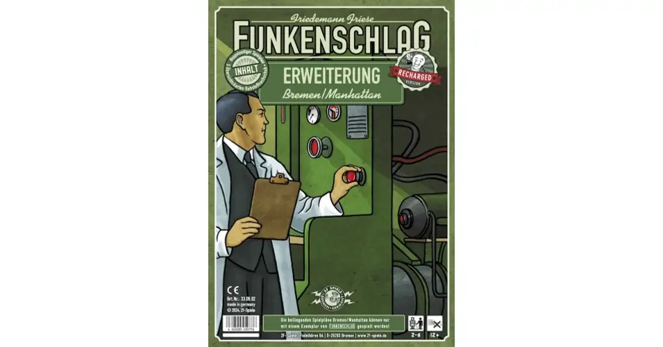 Power Grid/Funkenschlag (Recharged) Bremen/Manhattan (német) kiegészítő Árcsökkenés