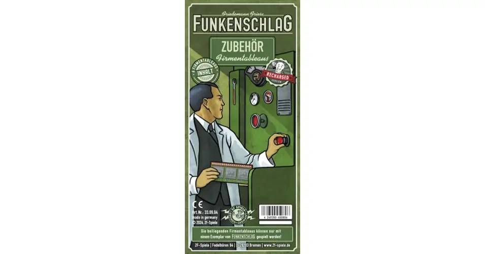 Szuper ajánlat Power Grid/Funkenschlag (Recharged) Zubehör Firmentableaus - cégtáblák (német) kiegészítő