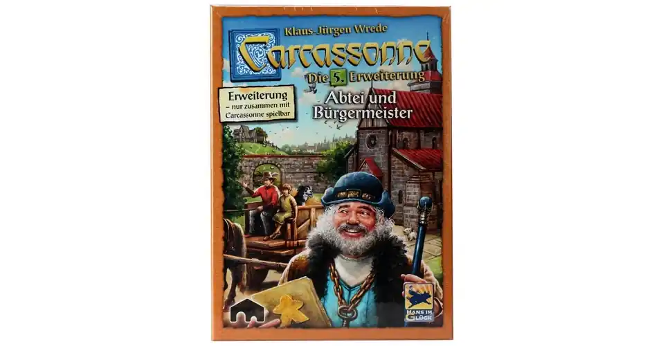 Carcassonne 5. - Apátság és polgármester (német, letölthető magyar szabállyal) kiegészítő Expressz kézbesítés