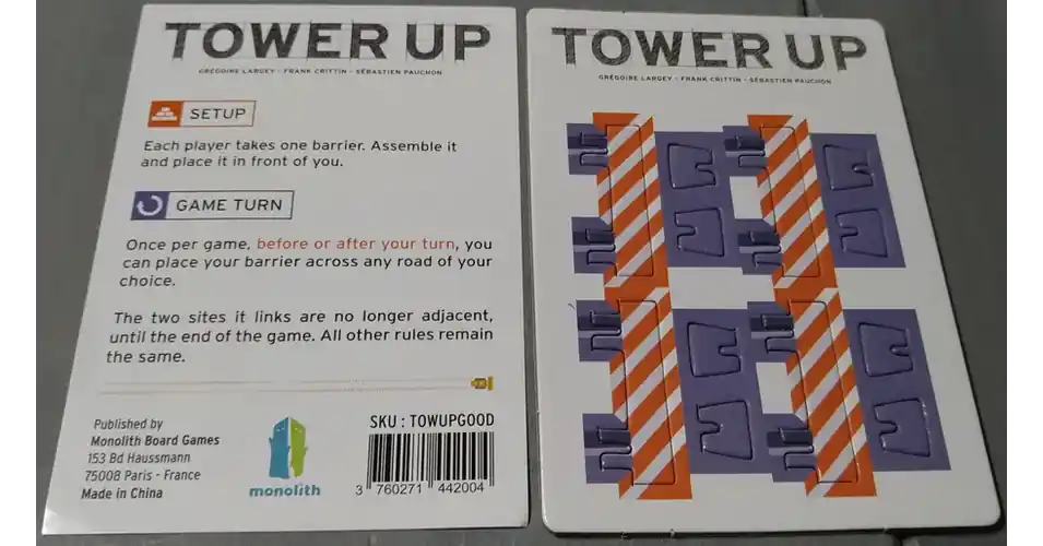Biztonságos vásárlás Tower Up Barrier Promo (angol) kiegészítő