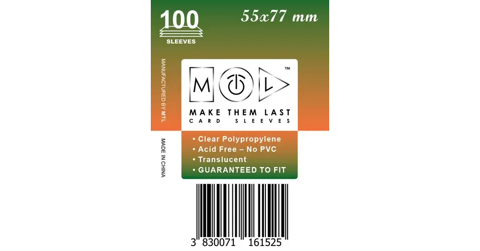 Vedd meg online MTL 55x77 mm standard kártyavédő 100db