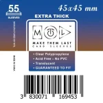 Exkluzív ajánlat MTL 45x45 mm premium kártyavédő 55 db