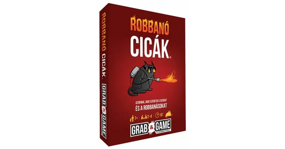 Robbanó cicák – Mini társasjáték Utolsó esély