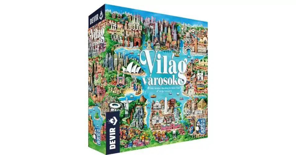 Világvárosok (magyar) társasjáték Újdonság