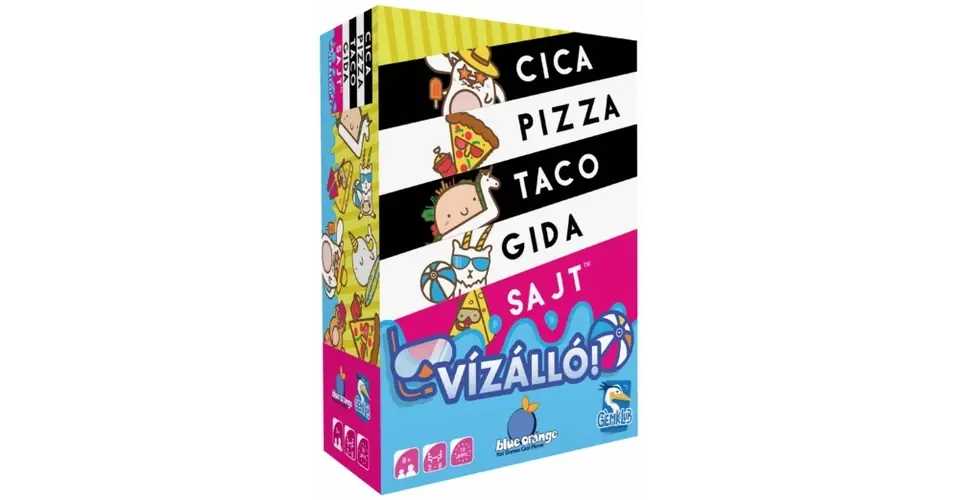 Kiárusítás Vízálló cica, pizza, taco, gida, sajt