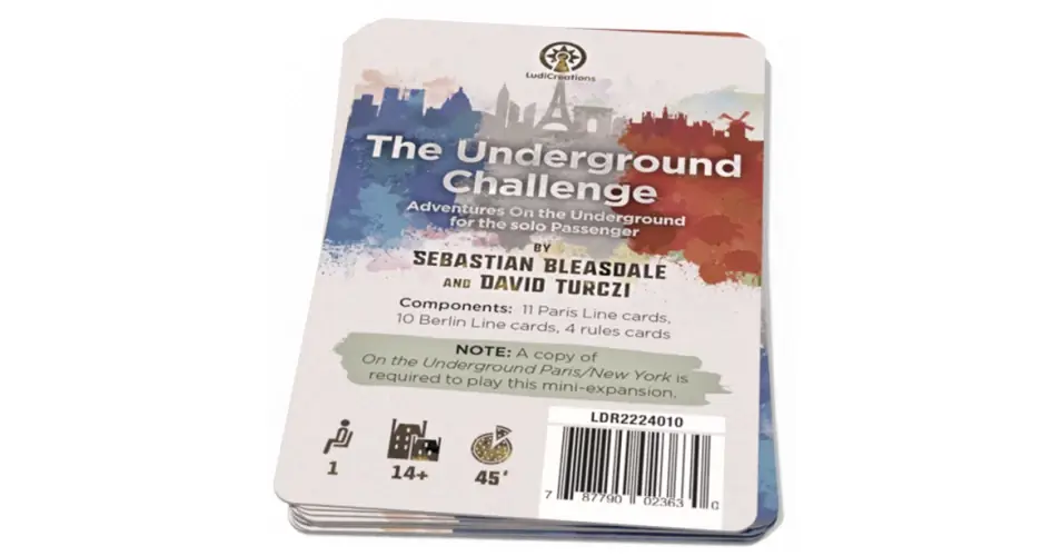 The Underground Challenge Paris / New York (angol) challange lapka kiegészítő Vedd meg most