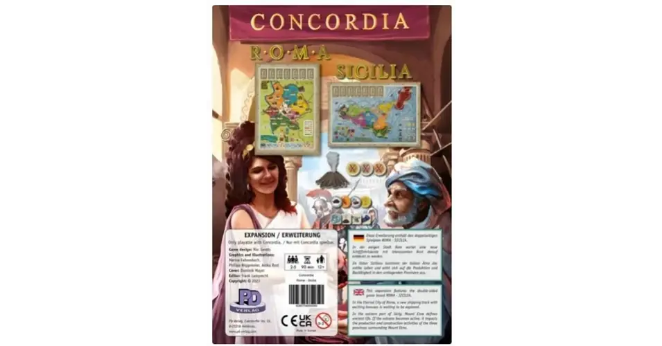 Gyors szállítás Concordia Roma / Sicilia (angol) kiegészítő