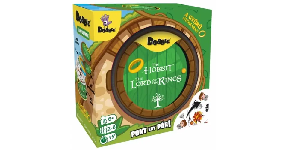Kedvezmény Dobble Hobbit - A Gyűrű nyomában (magyar) társasjáték