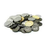 Vásárlói kedvenc Lisboa Metal Coins Set of 55 (fémpénz szett) kiegészítő