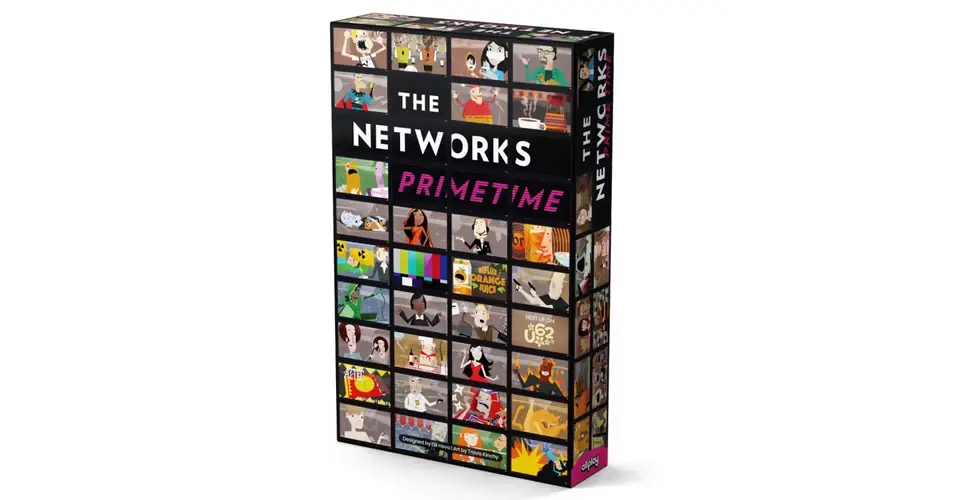 Expressz kézbesítés The Networks Primetime (3. kiadás, angol) társasjáték