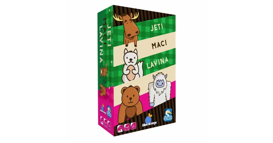 Jeti, maci, lavina társasjáték Árengedmény