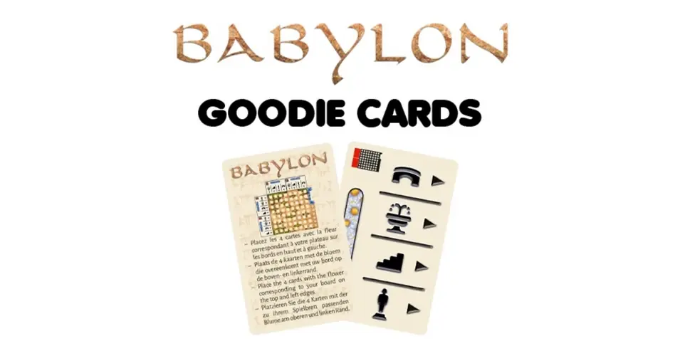 Babylon Goodie Cards (angol) társasjáték kiegészítő Biztonságos vásárlás