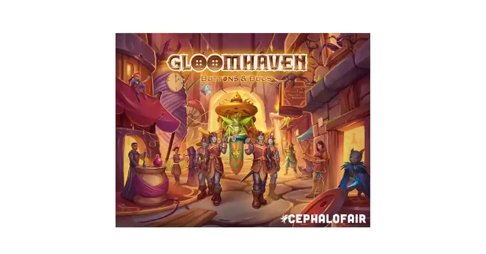 Gloomhaven Buttons & Bugs (angol) társasjáték Csak ma
