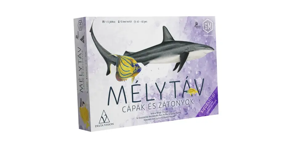 Mélytáv Cápák és zátonyok társasjáték kiegészítő Ajánlat