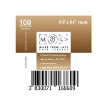 Újdonság MTL 60x60 mm standard kártyavédő 100 db