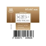 MTL 60x60 mm prémium kártyavédő 50 db Azonnali szállítás