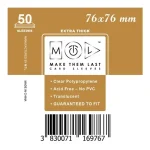 Prémium MTL 76x76 mm prémium kártyavédő 50 db