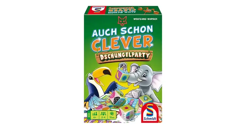 Auch schon clever Dschungelparty társasjáték (nyomdai magyar szabállyal) Vedd meg most