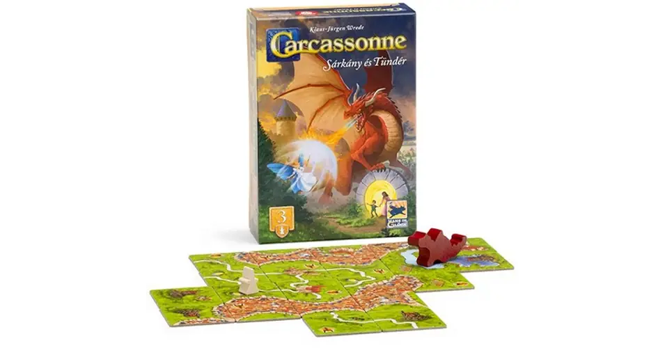 Carcassonne 3. kiegészítő - A Hercegnő és a Sárkány kiegészítő Azonnal elérhető