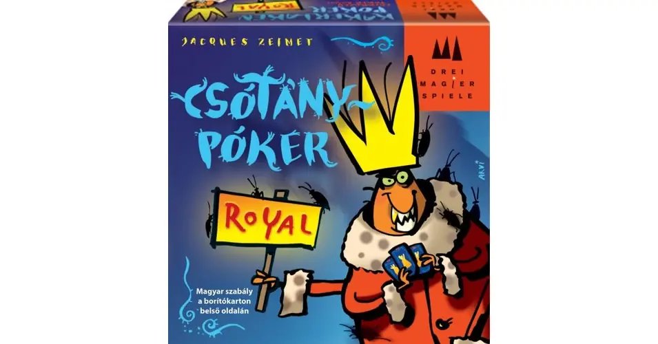 Újdonság Csótánypóker Royal társasjáték