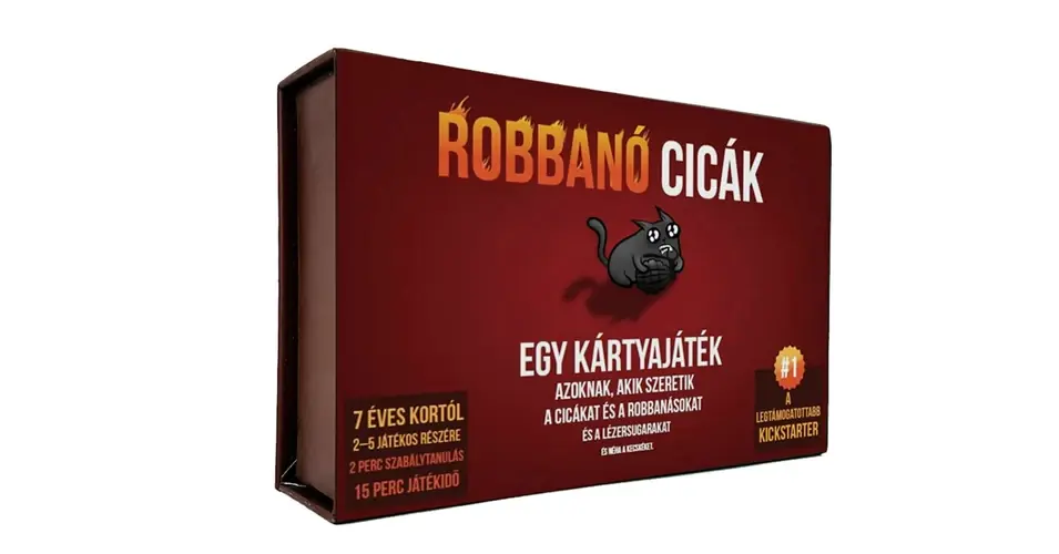 Utolsó esély Robbanó Cicák társasjáték