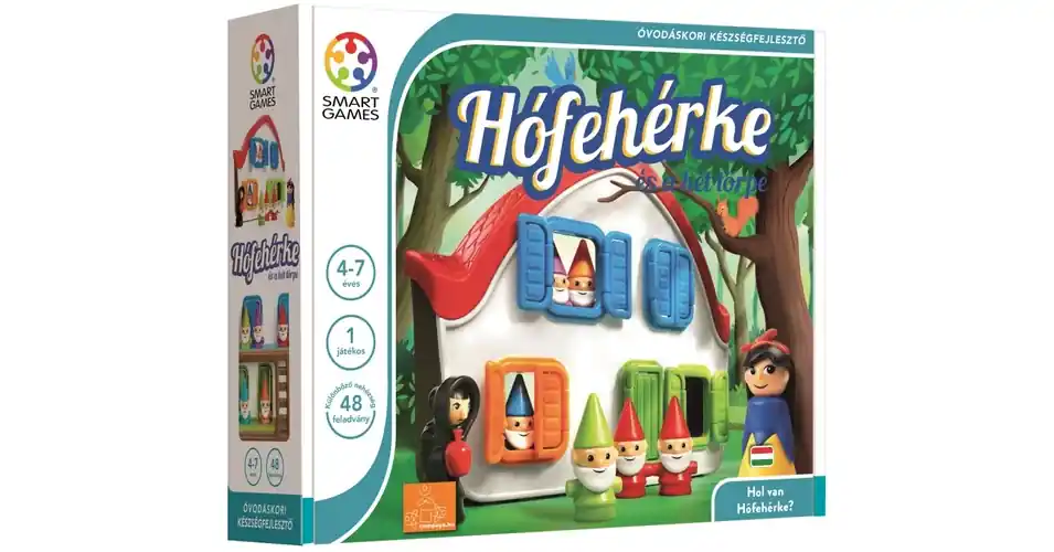Legkelendőbb Hófehérke és a hét törpe SmartGames logikai játék