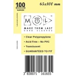 MTL 65x100 mm standard kártyavédő 100db Újdonság
