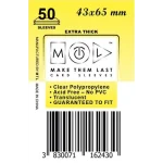 MTL 43x65 mm premium kártyavédő 50db Exkluzív ajánlat