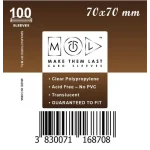 Legnépszerűbb MTL 70x70 mm standard kártyavédő 100db