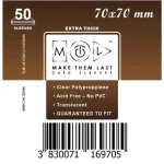 MTL 70x70 mm premium kártyavédő 50db Outlet