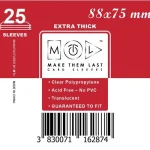 Végkiárusítás MTL 88x75 mm premium kártyavédő 25db