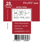 Szezonális akció MTL 88x100 mm premium kártyavédő 25db
