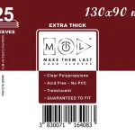 Csak ma MTL 130x90 mm premium kártyavédő 25db