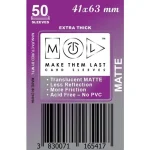 Legjobb ár MTL 41x63 mm premium MATT kártyavédő 50db